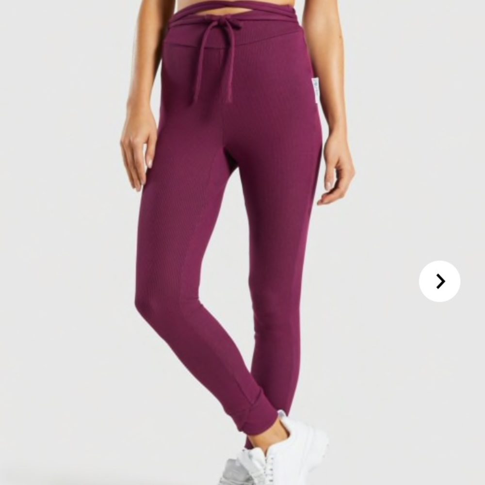 Gymshark Womens Slounge Ribbon Bottoms Leggings